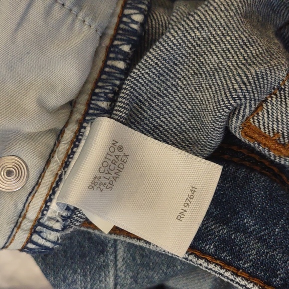 SLIGHTLY USED J. JILL DENIM MEDIUM WASH PATCH DENIM AUTHENTIC FIT SLIM ANKLE 14 - Picture 15 of 16